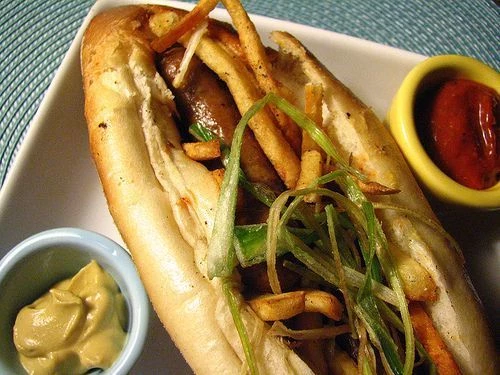 Sandwichs chauds - Merguez frites